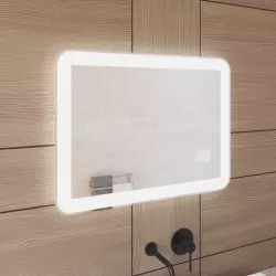 Specchio led 60x80 cm a luce fredda con accensione touch - Select