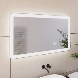Specchio led 120x70 cm a luce fredda con accensione touch - Select