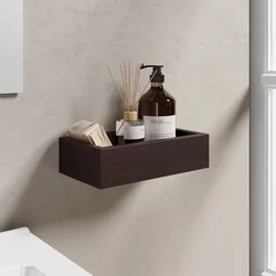 Porta oggetti 25x15 cm in legno rovere mocha