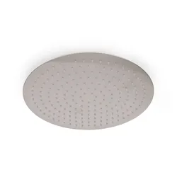 Soffione Ø 40 cm ultrasottile in acciaio inox satinato