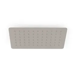 Soffione 25x15 cm ultrasottile in acciaio inox satinato