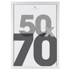 Cornice per foto 50x70 cm reversibile bianco - Talirha