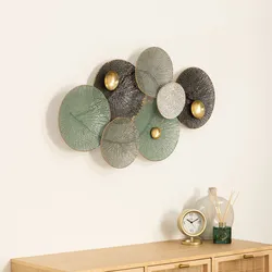 Decorazione da parete 90 cm in metallo multicolore