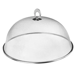 Campana rotonda 30 cm in acciaio inox cromo