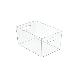 Organizer portaoggetti multiuso 15x31 cm trasparente