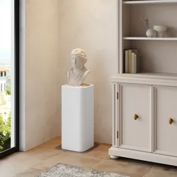 Espositore colonna 70 h cm in polietilene bianco - Katrine