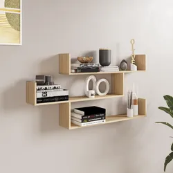 Mensola 120x18 cm in legno rovere - Tetris