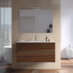 DEGHI MOBILI Pensile Bagno Sospeso 35X35 Cm Rovere Cotton - Presto