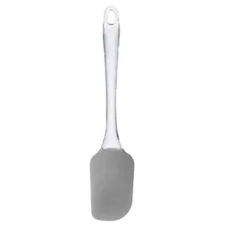 Spatola da pasticceria 25h cm in silicone grigio e trasparente