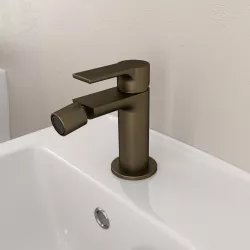 Miscelatore bidet senza scarico ottone satinato - Coral