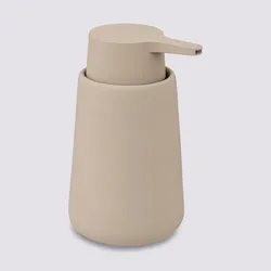 Dispenser per sapone in gres beige - Noix