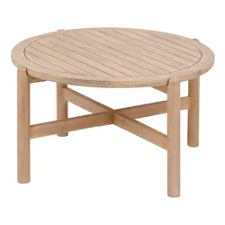 Tavolino da giardino rotondo 80 cm in legno di acacia - Nede