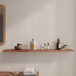 Mensola bagno 118x20 cm in legno di acacia - Freia Stone