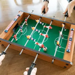 Gioco calciobalilla da tavolo 51x31 cm in legno multicolore