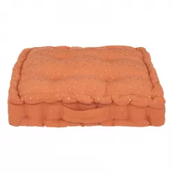 Cuscino da pavimento 40x40 cm terracotta glitter - Kids