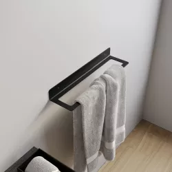 Cassettiera bagno multiuso 76x68 h cm in legno rovere selvatico e