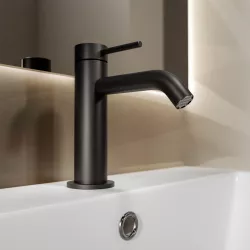 Miscelatore lavabo in ottone nero opaco – Ran