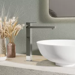 Miscelatore lavabo alto cromo – Kyria