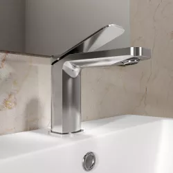 Miscelatore lavabo in ottone cromo – Wing