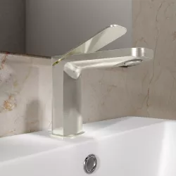 Miscelatore lavabo in ottone spazzolato – Wing