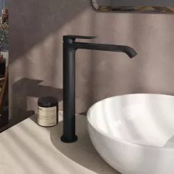 Miscelatore lavabo alto nero opaco – Iota