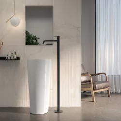 Miscelatore lavabo freestanding nero opaco – Iota