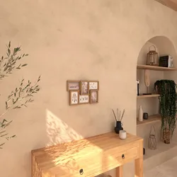 Cornice multipla 45x32 cm in legno naturale per 6 foto
