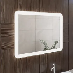 Specchio led 90x100 cm luce fredda con cornice - Select