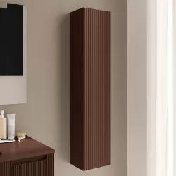 Colonna bagno sospesa 120 h cm ruggine cannettato - Konai