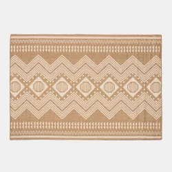 Tappeto da esterno 300x200 cm con fantasia beige