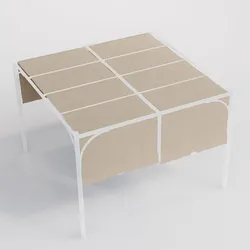 Telo di ricambio 4x4 m per gazebo con tetto scorrevole - Edvige