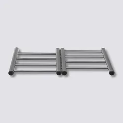Sottopentola allungabile 38-23 cm in acciaio inox cromo