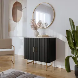 Varsoul Specchio Da Parete Dorato Ad Arco, 61x91 Cm, Stile Barocco Con Cornice In Rilievo, Per Soggiorno, Ingresso, Camera