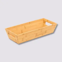 Cestino portapane 33x14 cm in bambù naturale