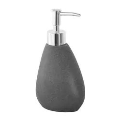 Dispenser sapone in resina grigio effetto pietra - Stone