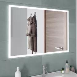 Specchio led 100 x 70 cm reversibile - Afra