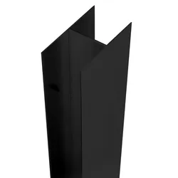 Profilo di estensione nero 3,5 - 5 cm per box doccia - Young