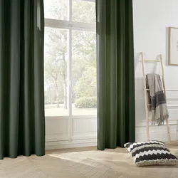 Tenda oscurante 140x260h cm in tessuto verde militare - Verona
