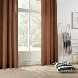 Tenda oscurante 140x260h cm in tessuto terracotta - Verona