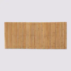Pedana avvolgibile antiscivolo 120x50 cm in bambù naturale