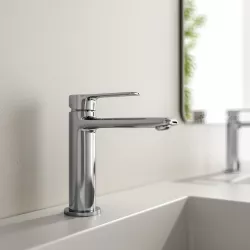 Miscelatore lavabo in ottone cromo - Tila