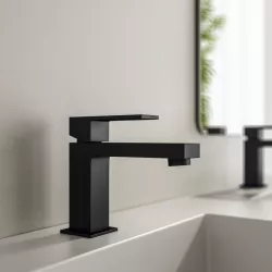 Miscelatore lavabo in ottone nero - Tiamat