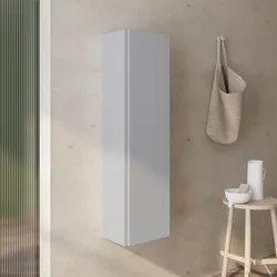 Colonna bagno sospesa 120 h cm in legno grigio opaco - Verano