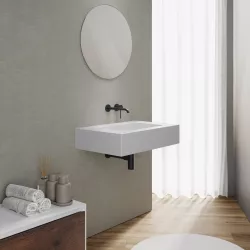 Lavabo 70X46 cm bianco opaco - Agua