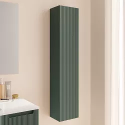 Colonna bagno sospesa 120 h cm verde montagna cannettato - Konai