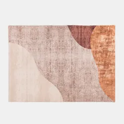 Tappeto 140x200 cm multicolore beige