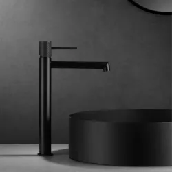 Miscelatore lavabo alto nero opaco - Mariel