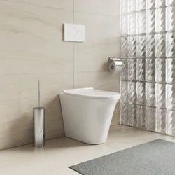 Vaso filomuro con scarico traslato e con copri wc bianco lucido - Sanix