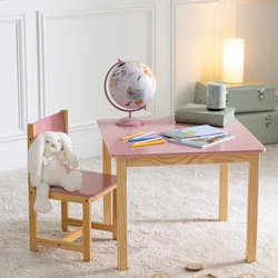 Mappamondo rotondo 20 cm rosa con animali - Kids