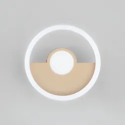 Plafoniera da interno Ø 20 cm in metallo oro